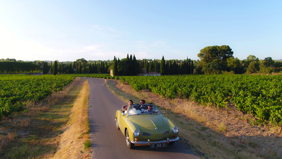 Portfolio mariés en voiture