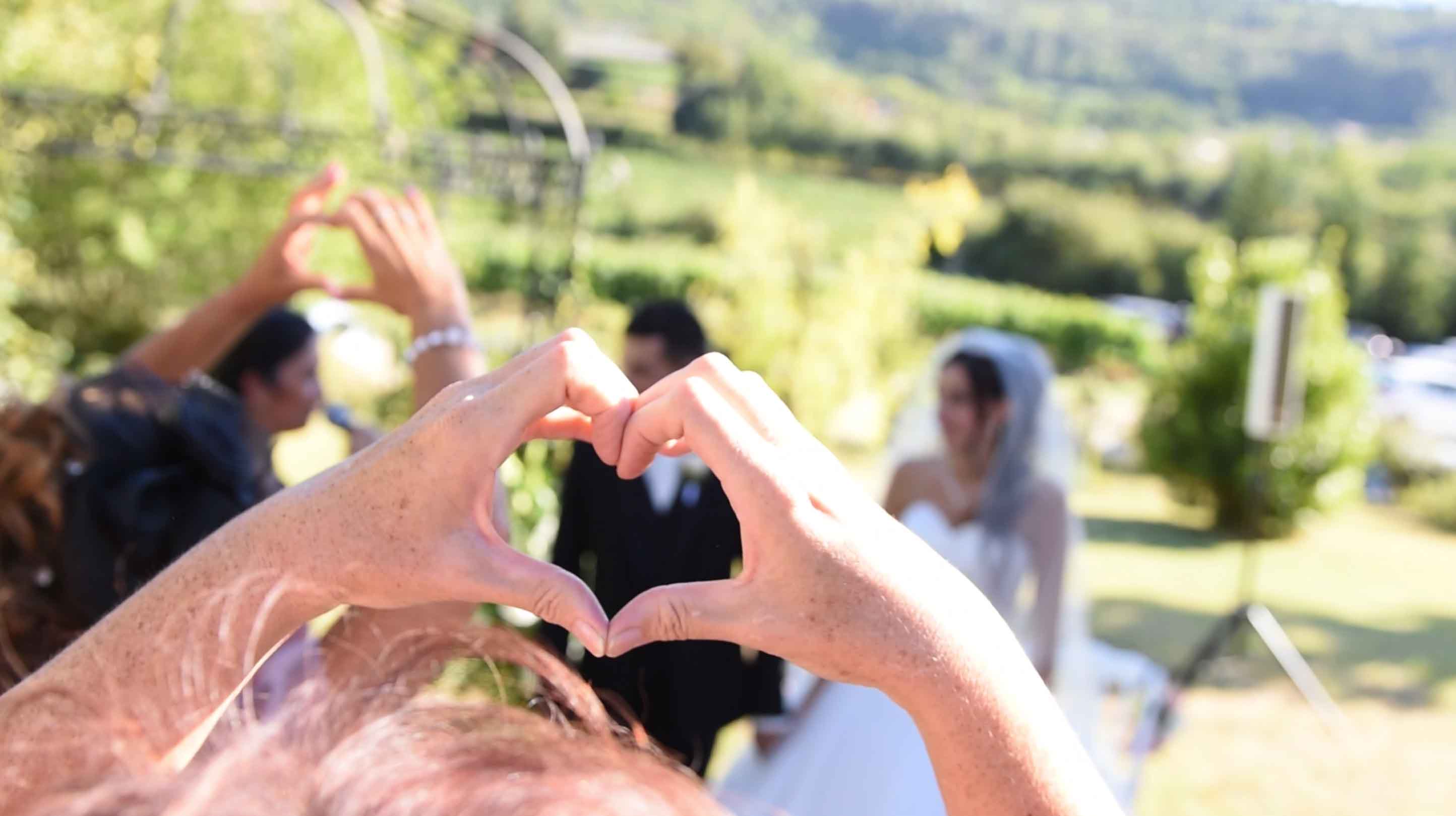 Vidéo et film à terre du mariage de Bastien et Marina